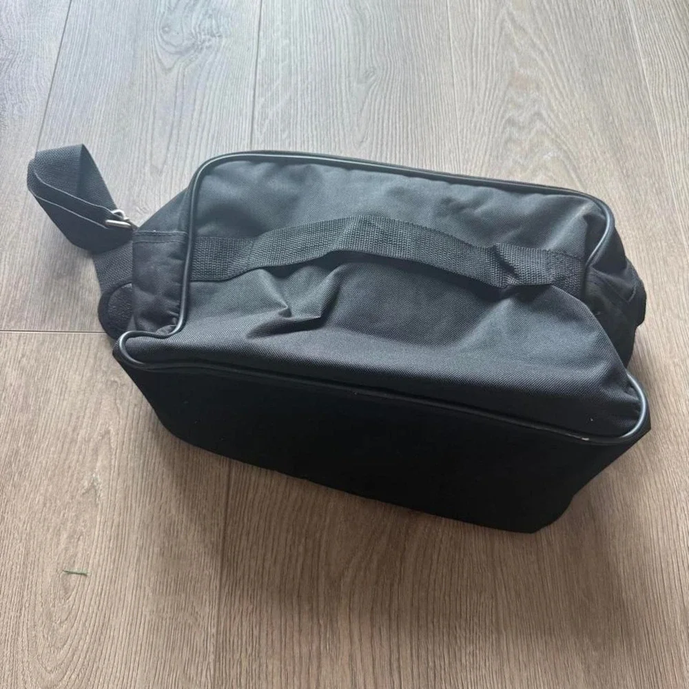 Protocol Black Laptop Messenger Bag | Padded Shoulder Strap | Travel Briefcase